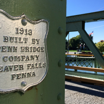 Bridge build in 1913 Erie Canal Bike Tour